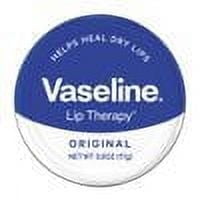 Vaseline Lip Therapy Lip Balm Tin Original Helps Heal Dry Lips 0.6 oz