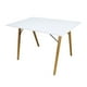 thumbnail image 1 of Mundo In Mesa Blanca Comedor Rectangular Frankfurt para Hogar y Oficina 120x70 cm, 1 of 8