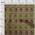 thumbnail image 1 of oneOone Viscose Jersey Dark Olive Green Fabric Geometric|Peacock & Floral Block Diy Clothing Quilting Fabric Print Fabric By Yard 60 Inch Wide, 1 of 5