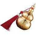 thumbnail image 1 of Luck Gourd Statue Brass Hu Lu Decoration for Office Decor Golden Brass Craft with Cnc Machining 1Pack, 1 of 4