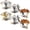 6, variant on 8QT Chafing Dishes for Buffet 4 Pack, Ultra-Large Capacity Warming Trays for Large Gatherings, 8QT Warmers for Parties Buffet, Catering Supplies Buffet Display Chafing Dish for Parties