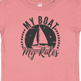 thumbnail image 4 of Inktastic My Boat My Rules Sailing Captain Boys or Girls Baby T-Shirt, 4 of 5