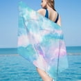 thumbnail image 2 of OAVQHLG3B Microfiber Beach Towel Super Lightweight Colorful Bath Towel Sandproof Beach Blanket Multi-Purpose Towel For Travel Swimming Pool 30x60 Inch, 2 of 4