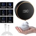 thumbnail image 5 of Wall Mounted Automatic Soap Dispenser, Electric Soap Proposal Machine, Rechargeable with Temperature Display, Suitable for Kids and Adults (Black), 5 of 5