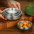 thumbnail image 3 of Stainless Steel Korean Grilling Pan Construction Food Serving Platter For Barbecue Party Picnics Cooking, 3 of 15