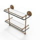 thumbnail image 1 of Estante de vidrio doble Gallery de 16 pulgadas con barra para toallas - PRBP-2TB / 16-GAL-BBR Allied Brass PRBP-2TB/16-GAL-BBR, 1 of 1