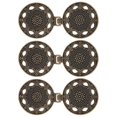 thumbnail image 1 of 3 Pairs Vintage Retro Belt Buckles Ethnic Style Belt Buckles Collar Buckles, 1 of 3