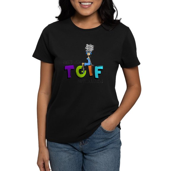 CafePress - Thank God I'm Fabulous Women's Dark T Shirt - Women's Traditional Fit Dark T-Shirt