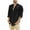 Black, variant on Casual Long Sleeve Shirts Mens Pure Color Linen Button Down Tops