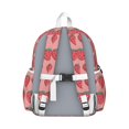 thumbnail image 3 of Pink Strawberry Plants Fruit Backpack for School,Cute School Bag,Schoolbag with Adjustable Shoulder Straps & Padded Back,13.4"x11"x4.7", 3 of 6