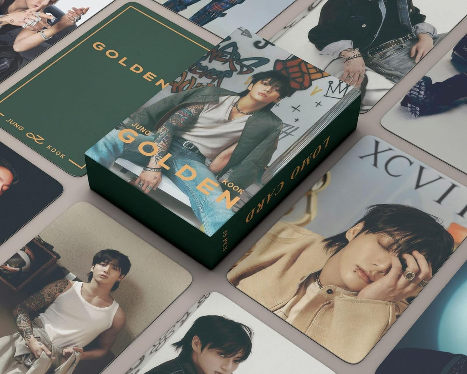 【公式】BTS ジョングク　GOLDEN USA walmart トレカ☆2枚 Jung Kook (BTS) - GOLDEN (SOLID) (Walmart Exclusive) - Music