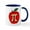 White/Navy Inside, variant on CafePress - Apple Pi - 11 oz Ceramic Mug - Novelty Coffee Tea Cup