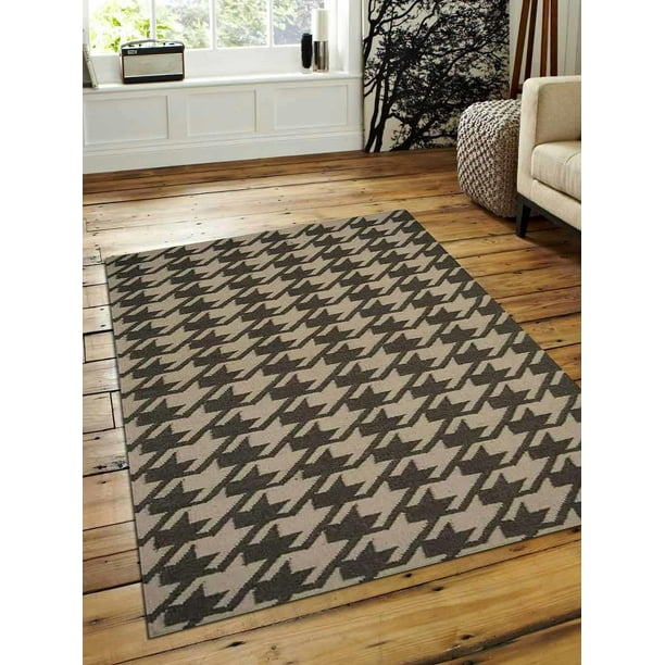 Rugsotic Carpets Hand Woven Flat Weave Kilim Wool 3'x5' Area Rug