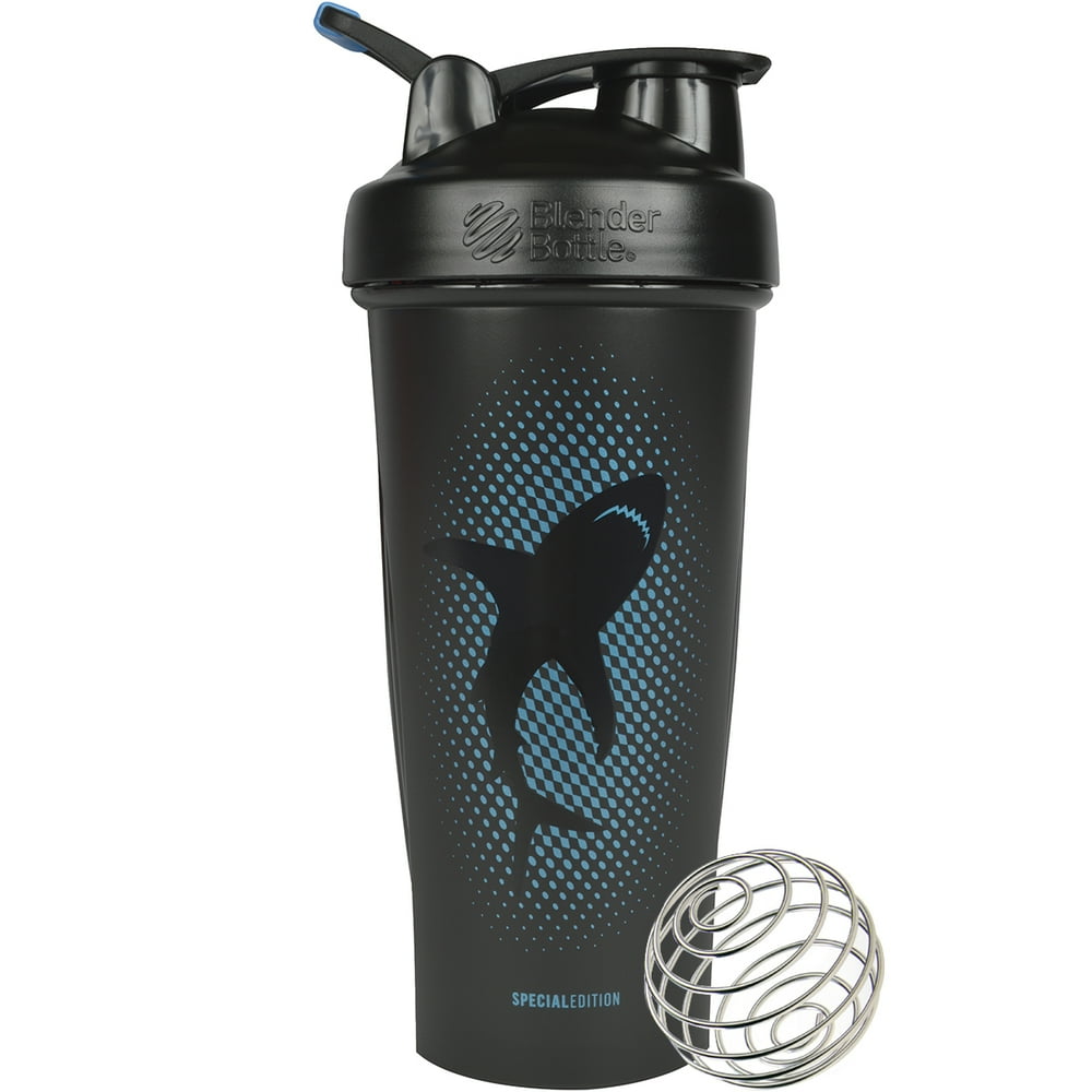 Blender Bottle Special Edition 28 oz. Shaker with Loop Top Shark