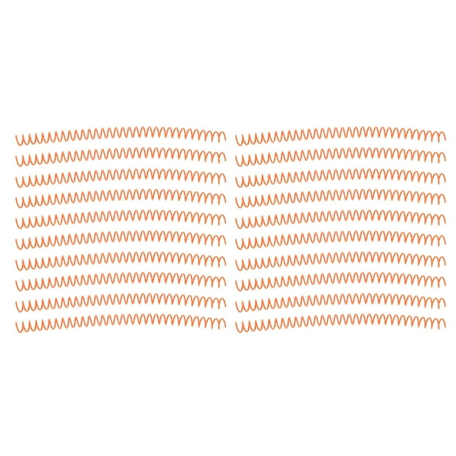 Spiral Binding Coil, Easy Cutting Sheet Binding Comb For Paper Orange