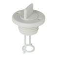 thumbnail image 4 of DimyFew Boat Drain Plug Fits 1 inch Drains Lightweight Replace Parts Accessory Round White, 4 of 9