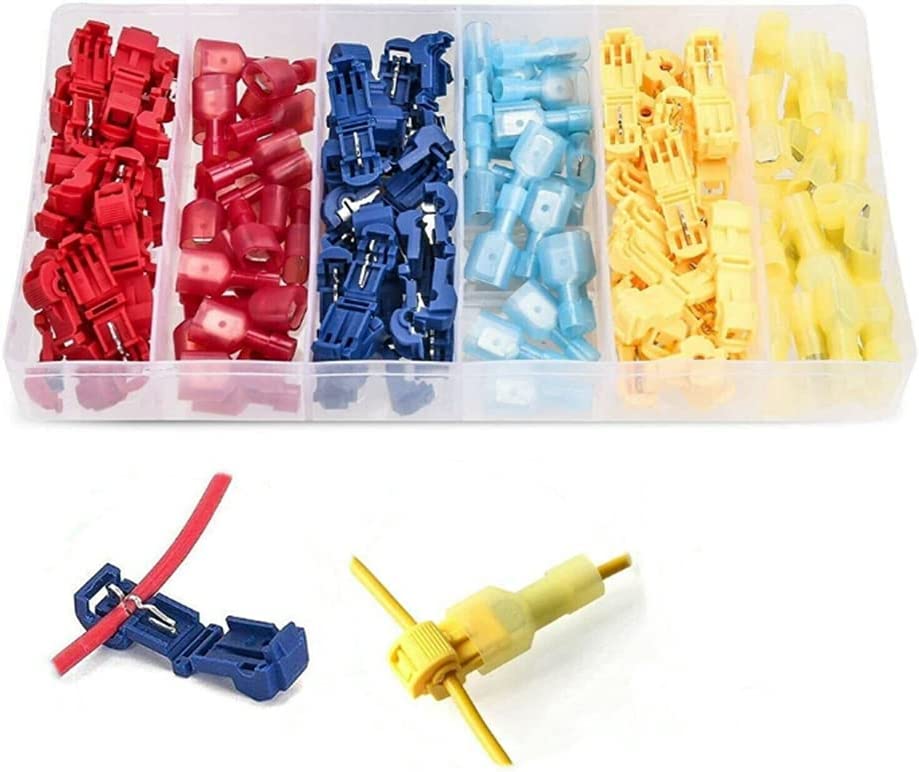 Maozh01 120 Pack Quick Release Electrical Self Insulating TTap Cable