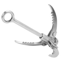 Grappling Hook, Grappling Hook  Folding Survival Hook Stainless Steel Grapple Claw For Mountain Climbing Boat