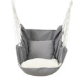 thumbnail image 3 of Hamaca Silla Colgante para Exteriores e Interiores de Algodon con cojin ilios innova Gris claro, 3 of 3