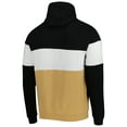 thumbnail image 3 of Men's New Era Gold/Black New Orleans Saints Colorblock Current Pullover Hoodie, 3 of 3