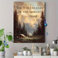 thumbnail image 4 of QISVANSET Mountain Landscape Artwork Canvas Wall Art 15.75x11.81 Inches, 4 of 5