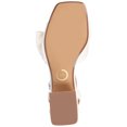 thumbnail image 5 of Journee Womens Zevi Linen Block Heel Dress Sandals, Widths Available, 5 of 9