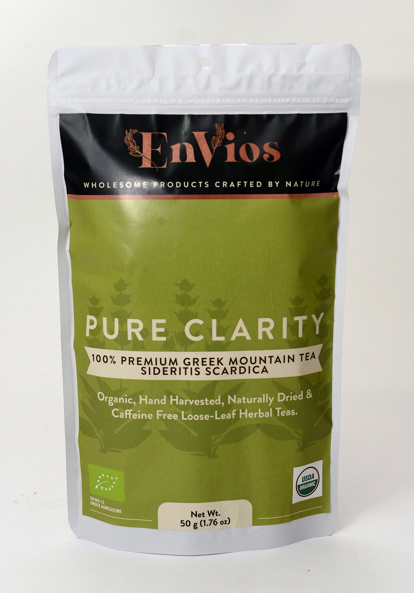 EnVios Organic Greek Mountain Loose Leaf Herbal Tea, 1.76 Oz