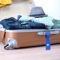thumbnail image 6 of OULII 3Pcs Blue Travel Baggage Tags PVC Personal Information Label Durable and Practical, 6 of 9