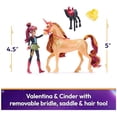 thumbnail image 2 of Unicorn Academy, Valentina & Cinder Set with 2 Riding Accessories & Hair Styling Tool, Dolls & Unicorn Toys for Girls Ages 4 and up, 2 of 5