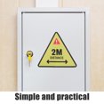 thumbnail image 4 of FENGGUIQU Calcomanía De Advertencia Para Mantener Distancia De Seguridad En Interiores Y Exteriores, 4 of 7