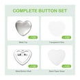 thumbnail image 4 of 100PCS Blank Bad Button Maker Parts, Plastic/Metal-Base DIY Bads Set, 58MM Button Parts Bad Pin Press Machine Supplies, 4 of 5