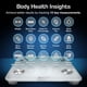 thumbnail image 3 of Báscula digital de baño con Bluetooth Active Era para peso y grasa corporal. La báscula Fit Track calcula el IMC, el porcentaje de grasa corporal y la masa muscular. Compatible con Apple Health, Googl, 3 of 5