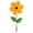 Yellow, variant on In the Breeze 2741 - 19 Inch Purple Sunflower Wind Spinner with Leaves - Colorful Flower for your Yard and Garden
