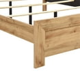 thumbnail image 5 of Rustic King Bed Frame - Natural Finish, "Bed in a Box," Wood Construction, Bedroom Furniture. Durable, Scratch-Resistant, Easy Assembly, Eastern King Size., 5 of 9