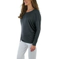 thumbnail image 3 of ToBeInStyle Women's Long Sleeve Dolman Top, 3 of 7