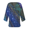 thumbnail image 5 of LYXSSBYX Lightweight Summer Cardigan Womens Summer Fall Printed Cardigan Long Sleeve Loose Cover Up Casual Blouse Tops, 5 of 5