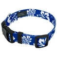 thumbnail image 5 of Deluxe Royal Blue Hawaiian Dog Collar - Made in The U.S.A., 5 of 7