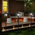 thumbnail image 6 of Kanstar Mini Solar Lamp Post Lights, Vintage Style, Outdoor, Dusk till Dawn, Warm White, pack of 2, 6 of 7