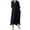 Black, variant on Erwazi Women's Casual Dress Long Sleeve Cotton Linen Shirt Dress Loose Summer Fall Maxi Dresses with Pockets