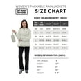 thumbnail image 7 of Off Road Ventures Women's Packable Rain Jacket Waterproof Lightweight Windbreaker Rain Coat with Pockets for Cycling Bike, 7 of 7