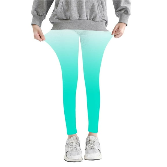 Utoimkio Toddler Girls Athletic Leggings Kids Dance Running Yoga Pants Workout Active Dance Tights