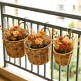 thumbnail image 6 of 3Pack Wall Hanging Baskets Space Saving Multifunctional for Onion Magazines Fruits Decorative Hanging Basket Bin Fruits Vegetables Holder Hanging Storage Basket 3 Traceless Hooks, 6 of 9