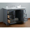 Stufurhome Ariane 48 Inches Slate Gray Single Vanity Cabinet Single ...