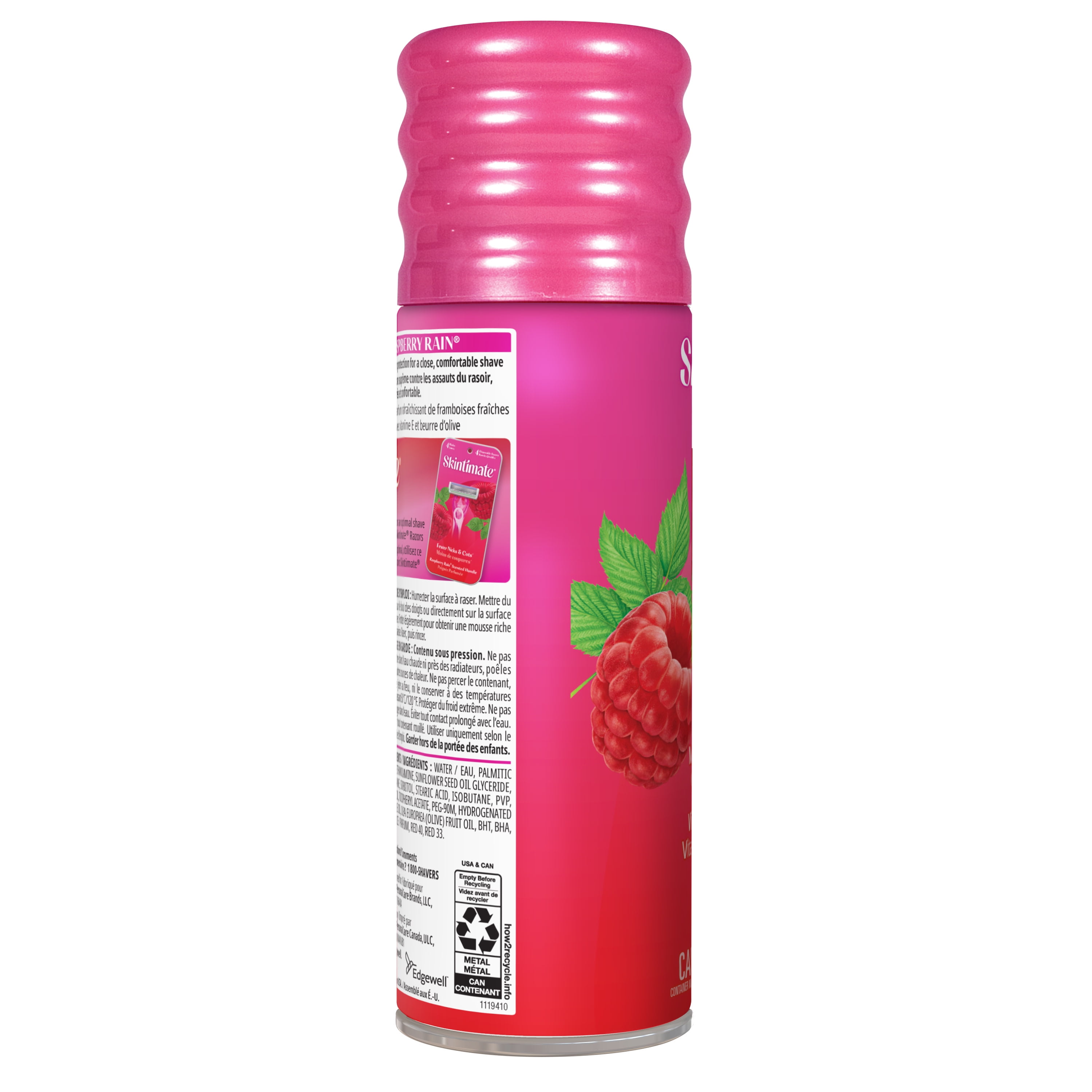 skintimate raspberry rain razor