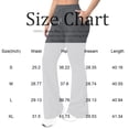 thumbnail image 3 of Dwellite Flare Pants for Women High Waisted Sweatpants with Pockets Casual Hiking Drawstring Trousers 2026 Brown S, 3 of 8