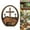 Brown, variant on Easter Resurrection Tomb Scene Desktop Ornament He Is Risen Christianity with Wooden Eggs for Holiday Display