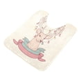 thumbnail image 3 of IAUYY 24x16 Inch Bath Mat Thick Soft Plush Shower Mat TPR Backing Material Non Slip Bath Mats for Bathroom for Tub Shower Hotel A Deer with Antlers, 3 of 9