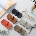 thumbnail image 4 of Lanyard Glasses Storage Leather Bag Simple Fashion Retro Glasses Clip Portable Travel Glasses Boundless Storage Clip, 4 of 5