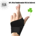 thumbnail image 2 of LEEYNEER Carpal Tunnel Wrist Brace for Tendinitis and Arthritis One Hand Adjustable Compression Wrist Support Wrap with Pain Relief - Comfortable Lined Fits Both HandsB, 2 of 5