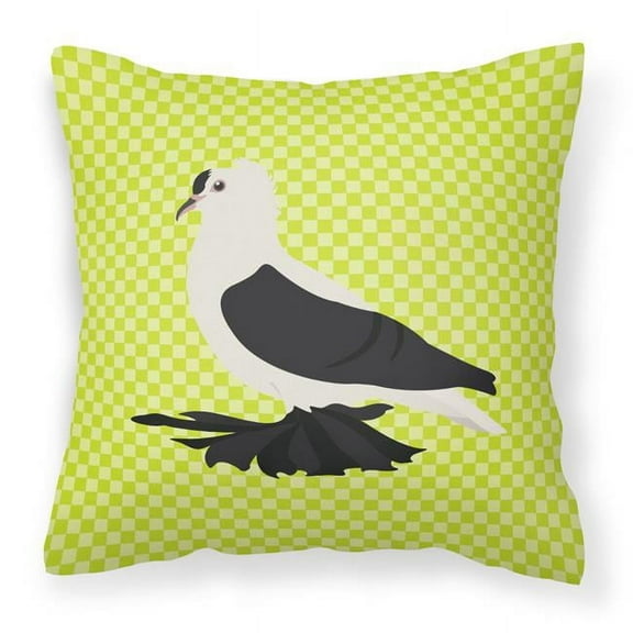 Saxon Fairy Swallow Pigeon Green Fabric Decorative Pillow